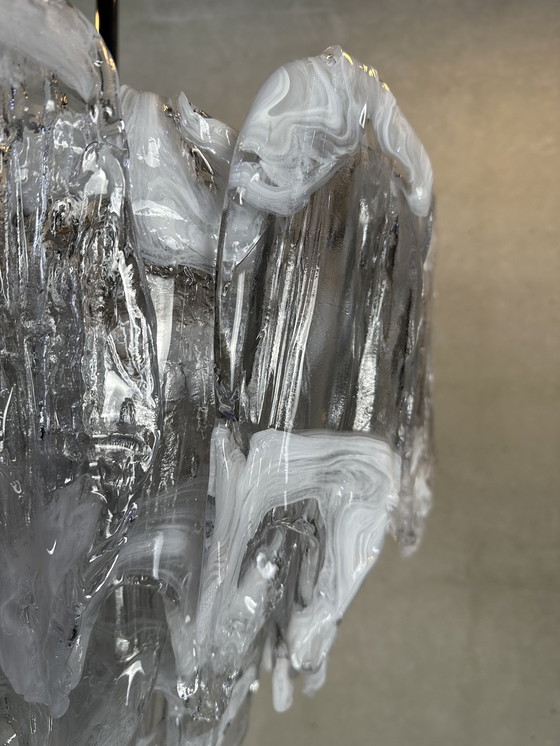 Image 1 of Mazzega -Kronleuchter „schmelzendes Glas“ – Murano