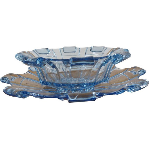 Mid Century Servierschalen aus Glas, 1960er Jahre