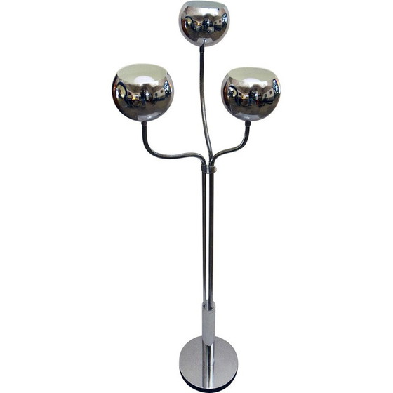 Image 1 of Vintage Stehleuchte mit 3 Leuchten von Goffredo Reggiani, 1970er Jahre