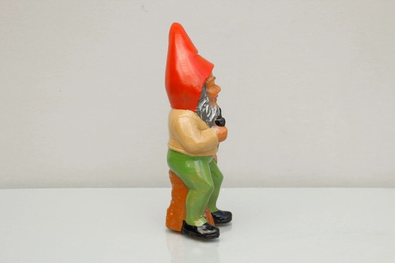 Image 1 of Keramik Gartenzwerg Mit Pfeife, 1950, Clemens Spang