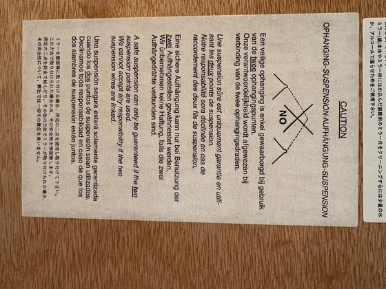 Image 1 of Deknudt Spiegel Master Mirror Makers 69 X 147 Cm