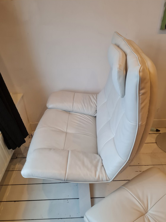 Image 1 of Natuzzi Re-Vive Steppbett King mit Fußhocker