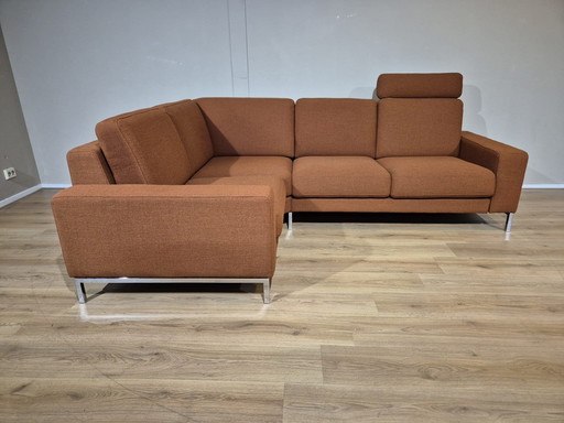 Rolf Benz Ego Ecksofa - Terra - Stoff - Kopfstütze - Design