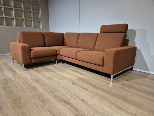 Rolf Benz Ego Ecksofa - Terra - Stoff - Kopfstütze - Design