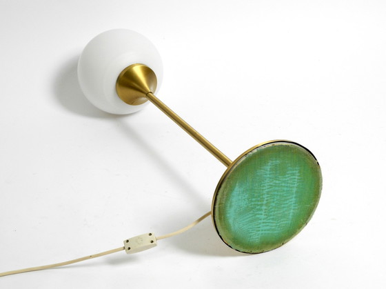 Image 1 of Schöne große Tisch- oder Stehlampe aus den 1960er Jahren mit einer großen Glaskugel von Sölken Leuchten