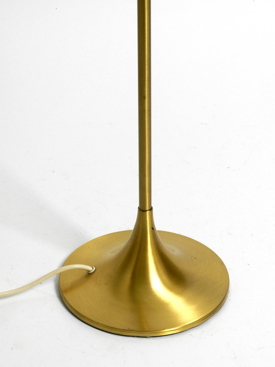 Image 1 of Schöne große Tisch- oder Stehlampe aus den 1960er Jahren mit einer großen Glaskugel von Sölken Leuchten