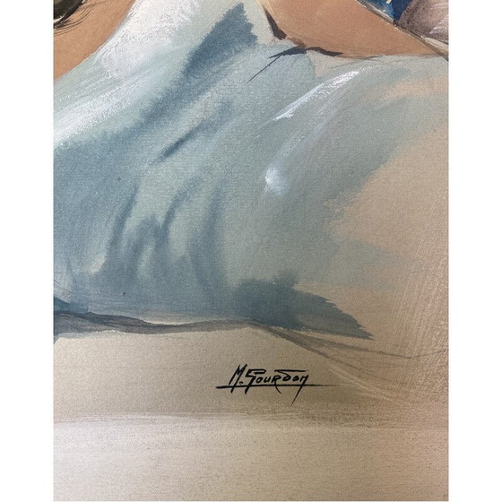 Image 1 of Vintage Mischtechnik "Der Sohn von Ben-Hur" für M.Gourdon, 1963