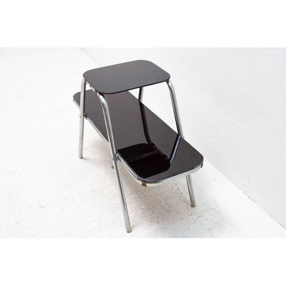 Image 1 of Mid Century Bauhaus Stahlrohr Blumenständer, Mitteleuropa 1930er Jahre