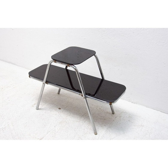 Image 1 of Mid Century Bauhaus Stahlrohr Blumenständer, Mitteleuropa 1930er Jahre