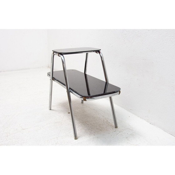 Image 1 of Mid Century Bauhaus Stahlrohr Blumenständer, Mitteleuropa 1930er Jahre