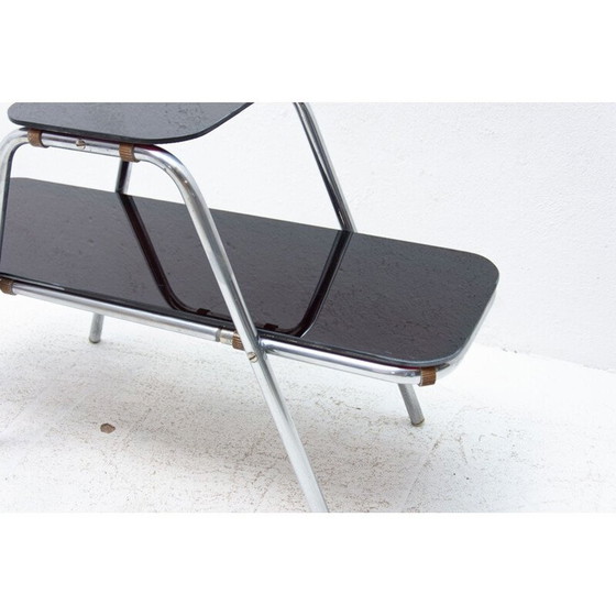 Image 1 of Mid Century Bauhaus Stahlrohr Blumenständer, Mitteleuropa 1930er Jahre