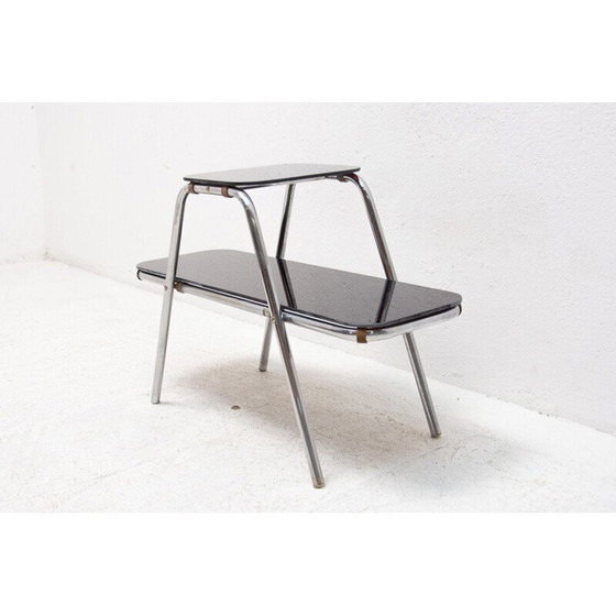 Image 1 of Mid Century Bauhaus Stahlrohr Blumenständer, Mitteleuropa 1930er Jahre