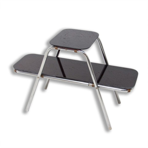 Mid Century Bauhaus Stahlrohr Blumenständer, Mitteleuropa 1930er Jahre