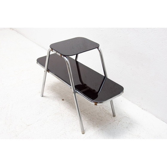 Image 1 of Mid Century Bauhaus Stahlrohr Blumenständer, Mitteleuropa 1930er Jahre