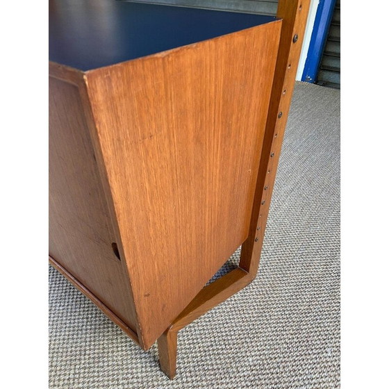 Image 1 of Vintage-Regal aus Teakholz und Melamin von Poul Cadovius, 1968