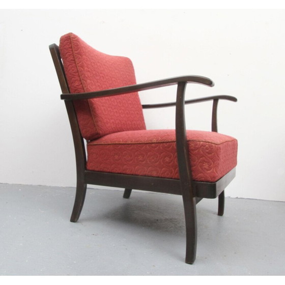 Image 1 of Vintage-Sessel in hellem Rot