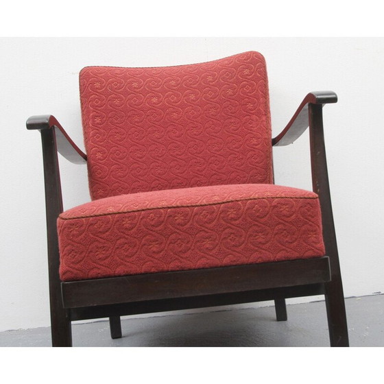 Image 1 of Vintage-Sessel in hellem Rot