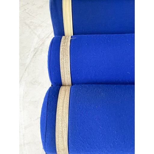 Paar rote und blaue Vintage-Sessel, Italien 1960