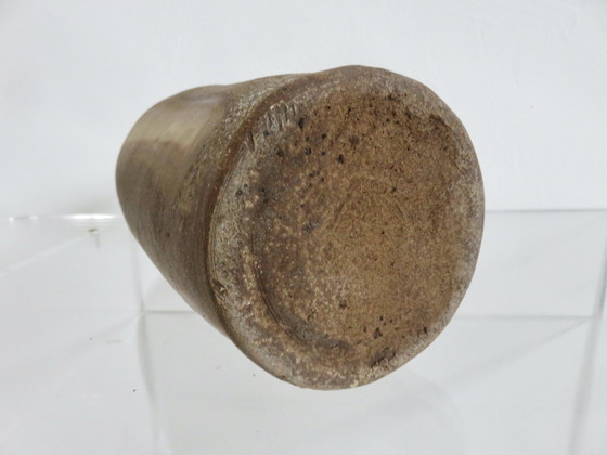 Image 1 of Große Flasche Aus Schamottiertem Steinzeug, 70er Jahre