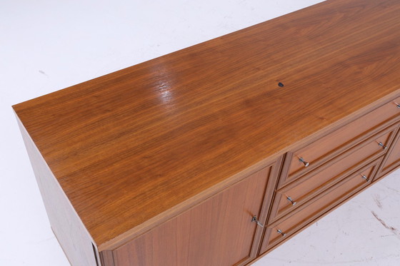 Image 1 of Vintage Sideboard 60er Jahre | Mid Century Schrank  Schubladen Anrichte Nussbaum Holz Aufbewahrung