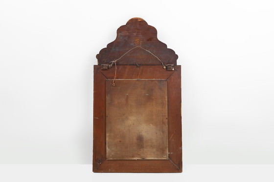 Image 1 of Französischer Art-Déco-Wandschrank aus Messing mit abgeschrägtem Spiegel, 1930er Jahre