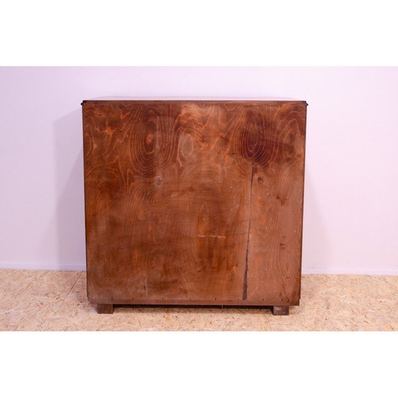 Image 1 of Vintage Art Deco Kommode aus Walnussholz, Tschechoslowakei 1930
