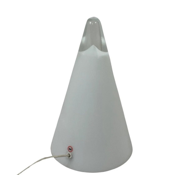 Image 1 of Ilu di Vetro – TeePee-Lampe – Glas – mattweiß, in tollem Zustand, extra großes Modell (30 cm)