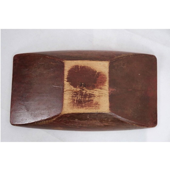 Image 1 of Vintage Trog aus massivem Naturholz, Dänemark 1840er Jahre