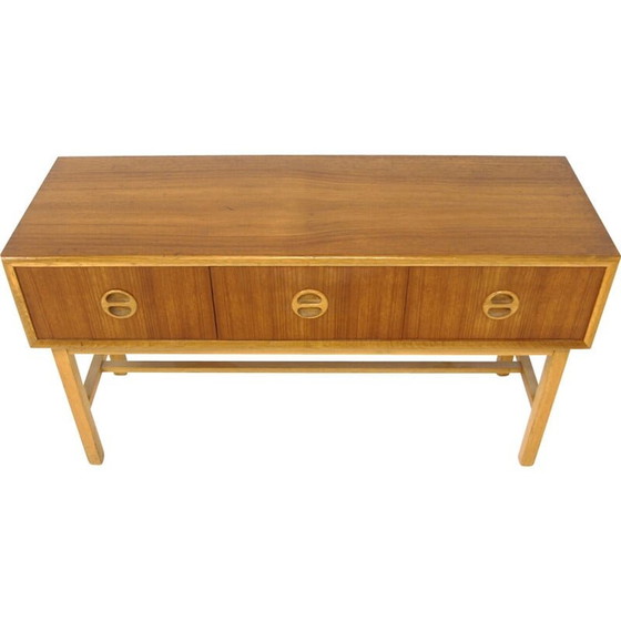Image 1 of Skandinavische Vintage-Kommode aus Teakholz, Schweden 1960