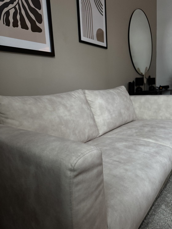 Image 1 of Mikrofasersofa 2,5 Sitzer Beige