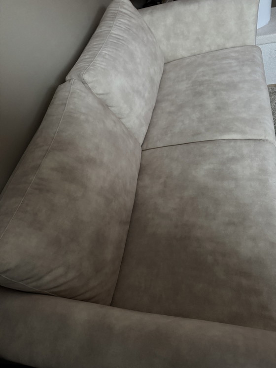 Image 1 of Mikrofasersofa 2,5 Sitzer Beige