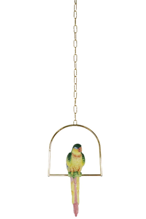 Image 1 of Vintage Papagei aus Keramik