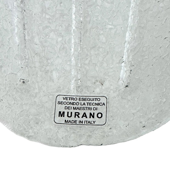 Image 1 of Barovier Stil Mid Century Modern Italienisch Murano Glas Shell Sconces, 60S, Paar.