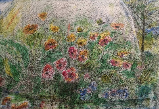 Image 1 of 3x Minh Tran Acryl auf Papier 2019