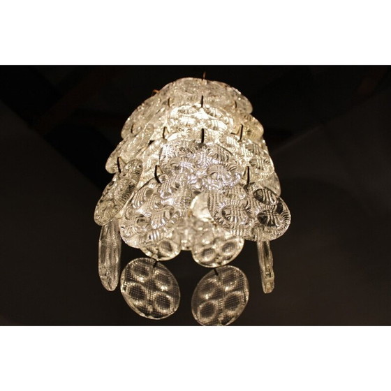 Image 1 of Design-Glas-Kronleuchter - 1970er Jahre