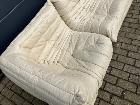 Image 1 of Ligne Roset Togo 1Sitz, 2Sitz & Ecke In Beige Leder