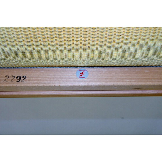 Image 1 of Paar Vintage-Sessel aus Buche und Rattan von Illum Wikkelso, 1980