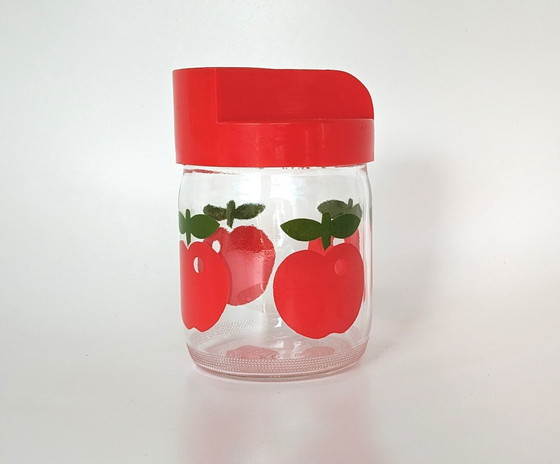 Image 1 of 1970'S Französisch Lebensmittel-Container Glas und Kunststoff