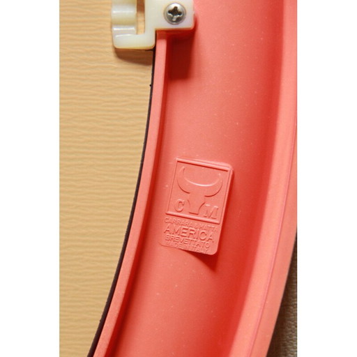 Großer Vintage Pesca Pop Spiegel von Carrara&Matta, Italien 1960er