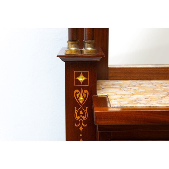 Image 1 of Mahagoni-Highboard im Sezessionsstil, Österreich 1910