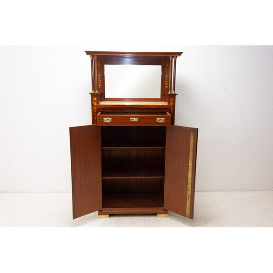 Image 1 of Mahagoni-Highboard im Sezessionsstil, Österreich 1910