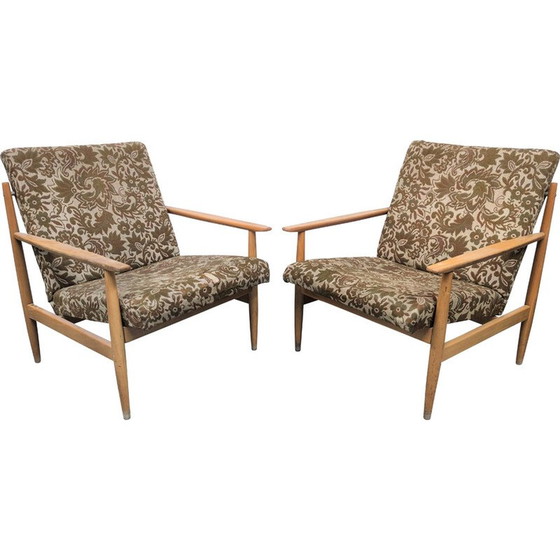 Image 1 of Paar Vintage-Sessel von Ton, Tschechoslowakei 1960
