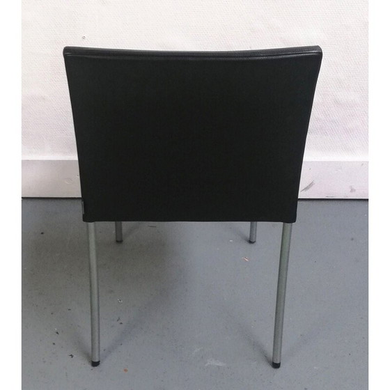 Image 1 of Jason Lite 1700 Vintage-Stuhl aus schwarzem Leder für Walter Knoll