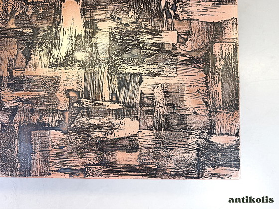 Image 1 of Brutalistischer Mid Century Couchtisch Heinz Lilienthal Palisander 1970