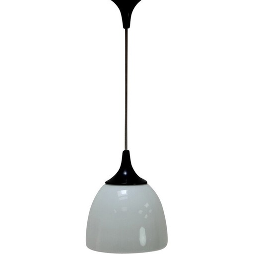 Hängeleuchte aus Glas und Metall für Napako, Tschechoslowakei 1960