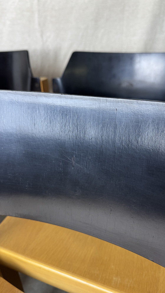 Image 1 of 4X Vintage Stapelbarer Stuhl