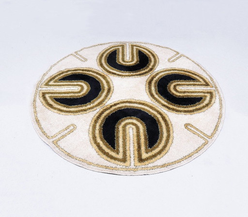 Højer Eksport Wilton Runder Teppich, 1960S