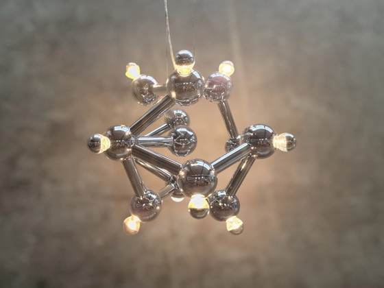 Image 1 of Space-Age Atomic Pendelleuchte