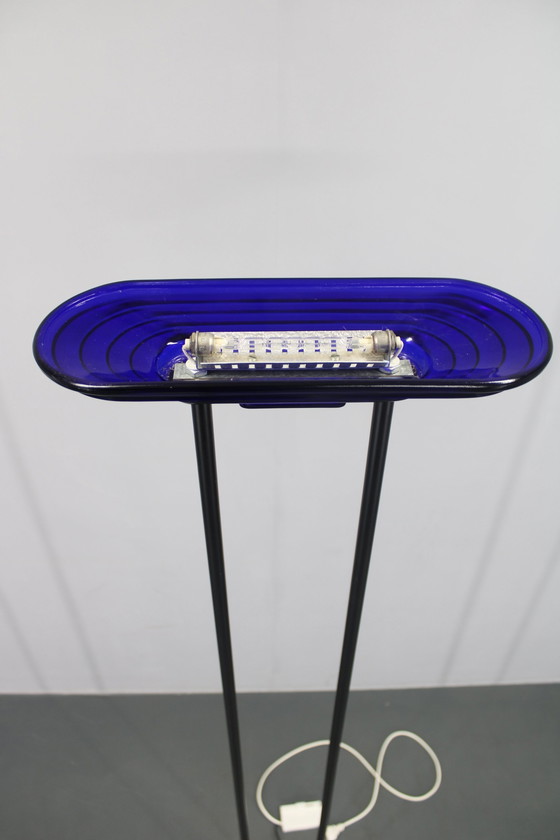 Image 1 of 1970S Halogen Stehleuchte mit Glasschirm ,Europa