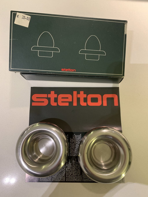 Stelton 515-2 Satz mit 2 Eierbechern. Magnussen.